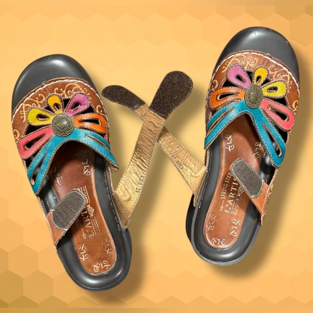 L’artiste Spring Step Multicolored Closed Toe Sandals - Picture 3 of 6